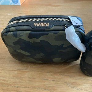 NWT WHBM Camo Green Cosmetic Bag/PPE Kit
